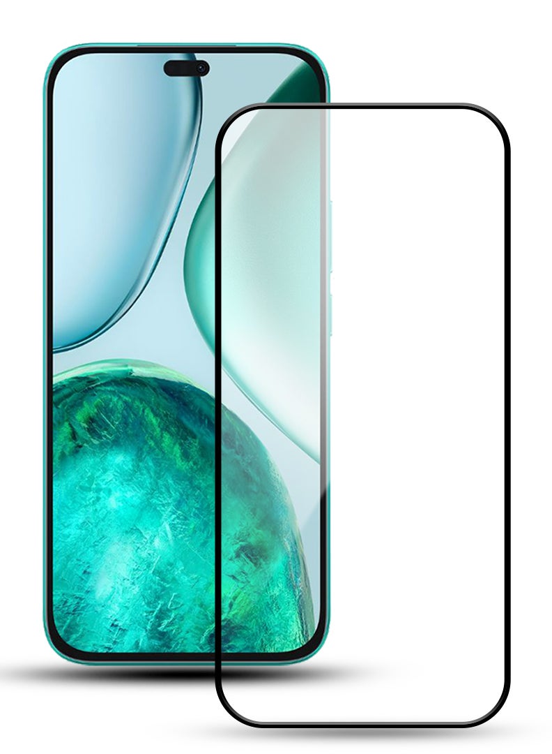 رفع القضية واقي شاشة لهاتف Honor X8c مقاس 6.7 بوصة، مصنوع من زجاج مقوى بصلابة 9H، سهل التركيب وخالٍ من الفقاعات، وتغطية كاملة، ومضاد للخدش وحساس للمس - Image 1