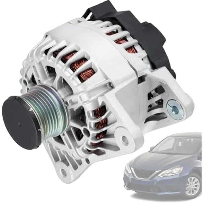 AUTOTOP Alternator 110 A 12 V FIT Nissan Sentra 1.8 L L4 (2013~2019) Clockwise, 6-Groove 50 mm Pulley, Direct Replacement for 23100-3SH2B / 231003SH2B / 11673 / AVA0169 - Image 1