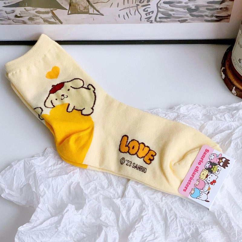 Kids Cartoon Non-Slip Mid-Calf Socks Coolomi  - Image 2