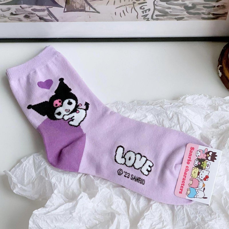 Kids Cartoon Non-Slip Mid-Calf Socks Coolomi  - Image 1