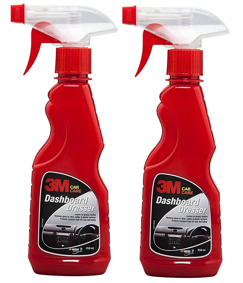 3M Car Dashboard Dresser, Restore Gloss on Dashboard and Other Plastic Parts, Protection from UV Rays & Fading (250ml Each, Pack of 2) - Image 5