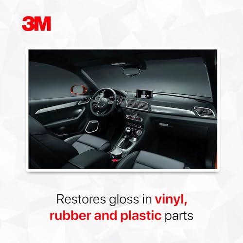 3M Car Dashboard Dresser, Restore Gloss on Dashboard and Other Plastic Parts, Protection from UV Rays & Fading (250ml Each, Pack of 2) - Image 3