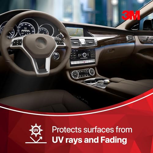 3M Car Dashboard Dresser, Restore Gloss on Dashboard and Other Plastic Parts, Protection from UV Rays & Fading (250ml Each, Pack of 2) - Image 2