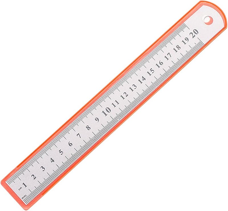 Stainless Steel Ruler 20cm High Accuracy Sturdy Multi Purpose Straight Ruler - Image 5