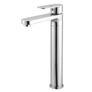 HERSHAL HERSHAL Brass Hot Cold Single Lever Basin Mixer Tap Dual Handle Design with Black Bracket for Modern Bathroom Sinks 2 Legs Included Easy Installation 1PCS - Image 1