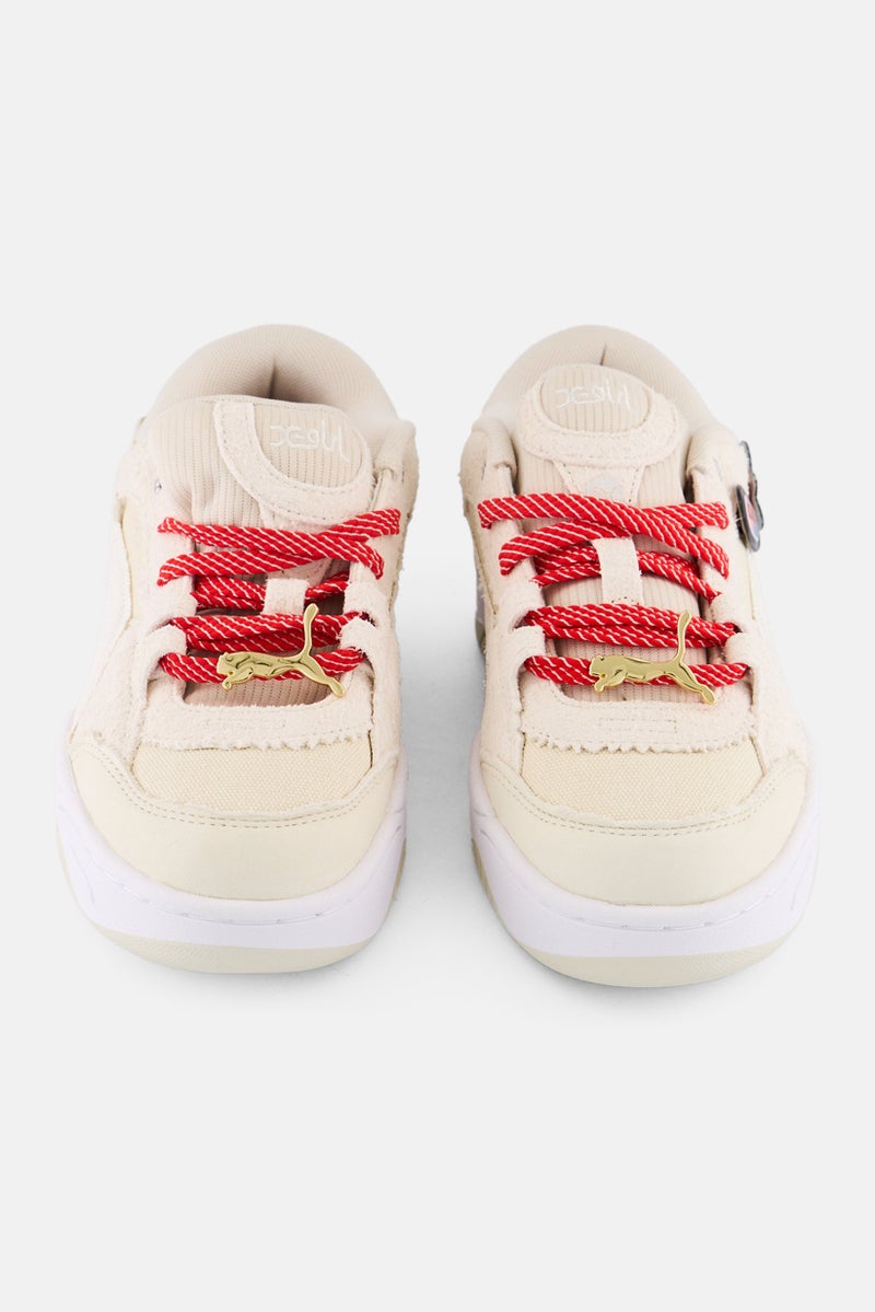 PUMA Puma x X-Girl Women 180 Lace Up Outdoor Shoes, Cream - Image 4