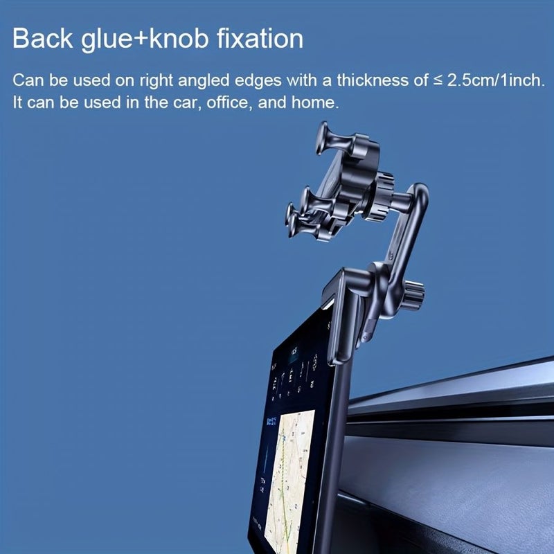Car Navigation 360 Degree Rotating Extension Rod For Vehicle Air Outlet Car Phone Holder Black - Image 4