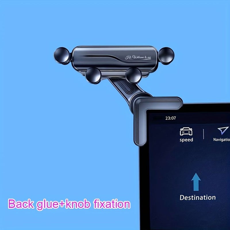 Car Navigation 360 Degree Rotating Extension Rod For Vehicle Air Outlet Car Phone Holder Black - Image 3