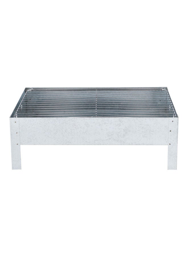 Royalford Bbq Stand With Grill Silver - Image 5