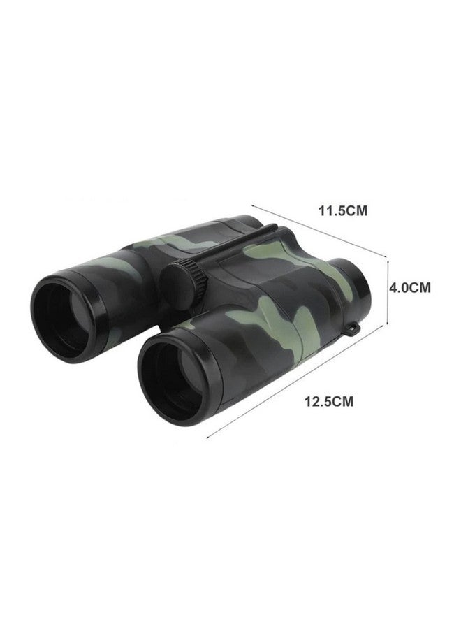 VGRASSP Compact and Portable Army Style Binoculars Toy for Kids - Birdwatching Outdoor Observing Sports - Easy Focus Spy Gear Telescopic Binocular Toy with Neck String - Image 3