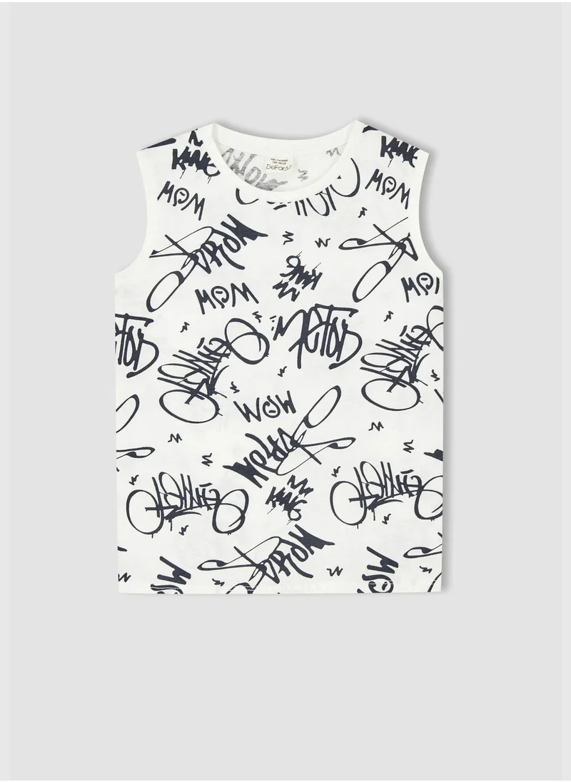 DeFacto Boy Crew Neck Sleeveless Knitted Athlete