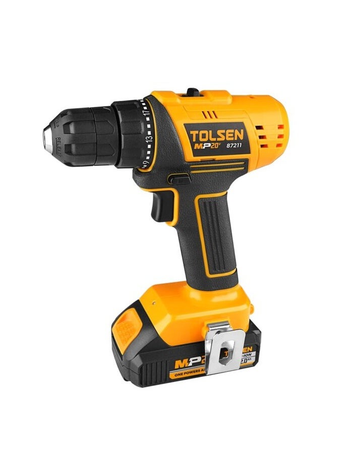 TOLSEN Tolsen Cordless Drill 20V with 1 Batteries and Charger – 87211  - Image 2
