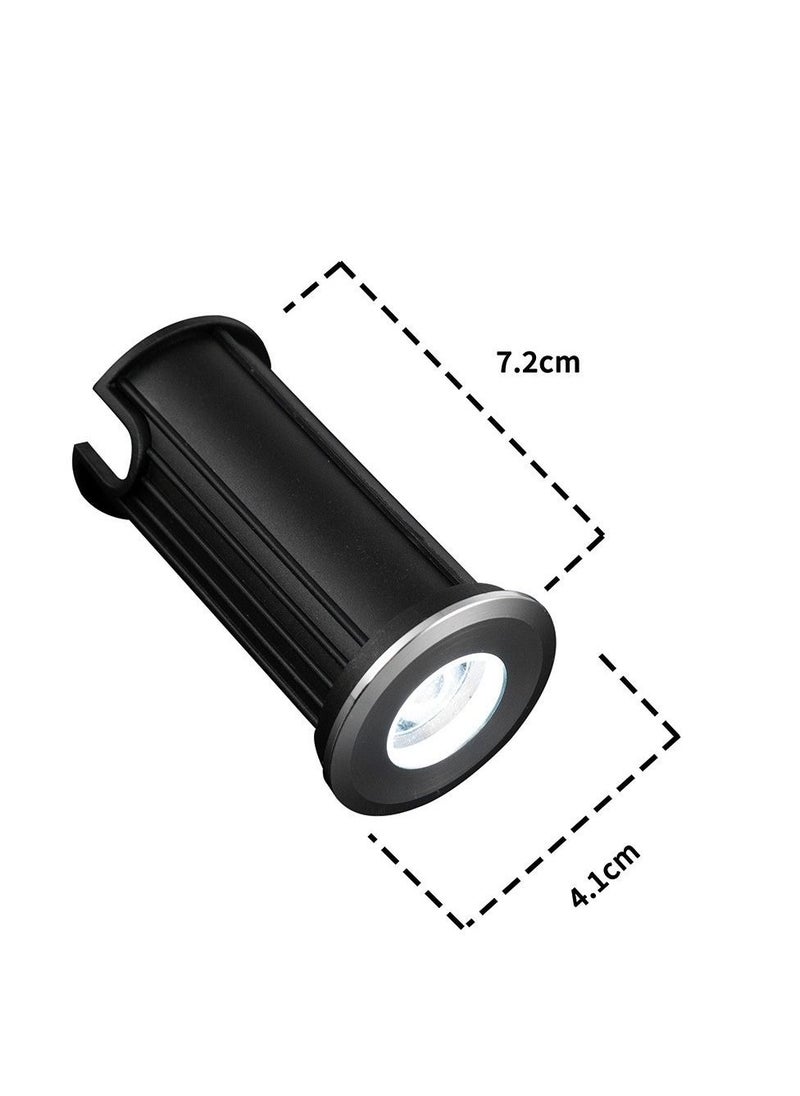 UCANDLE Garden Buried Ground Lamp,  Round Shape, High Water Resistant, Yellow Outdoor Path Lighting  - Image 2