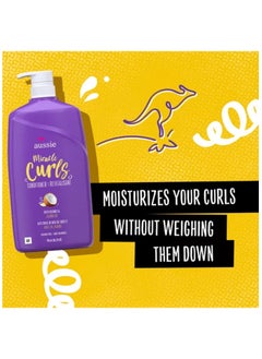 Aussie Aussie Miracle Conditioner for Curly Hair with Coconut and Jojoba Oil - 900 ml  - Image 2