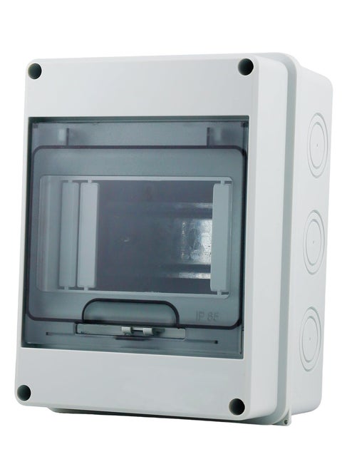 Waterproof Circuit Breaker Distribution Box with Rail, Outdoor Power Distribution Protection Box, Suitable for Miniature Circuit Breakers