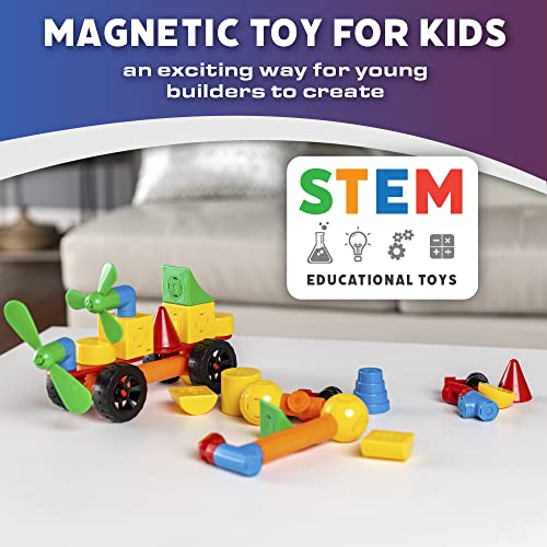 Popular Playthings Mag Builder Building Toy Play Set, 40 Pieces - Image 2