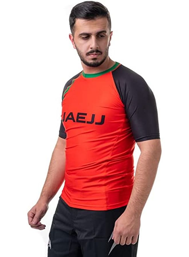 UAEJJ Jiu Jitsu Short Sleeve Rash Guard For Adults - Image 2