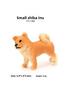 Mini Puppy Simulation Solid Animal Model Chai Dog Poodle Boxer Dog Dalmatians Shar Pea Model Toy-Color:127-1405 Chai Dog
