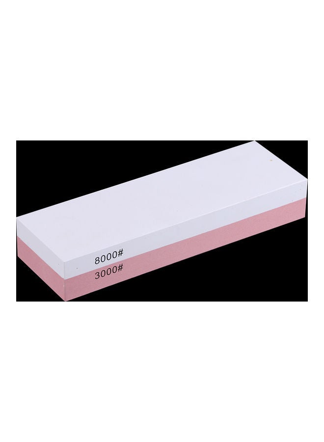 NIBEMINENT 3000/8000 Grit Double-Sided Sharpening Stone Pink/White 19.00 X 3.50 7.00cm - Image 5
