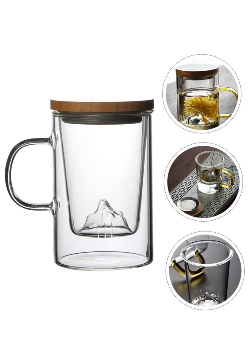 Borosilicate Glass Tea Cup with Mountain Shape Glass Infuser 500 Ml - pzsku/Z789F4DEF7E65FC0CFFB4Z/45/_/1732350083/91e63de3-fcf6-46c2-bf1c-fa32af07d477