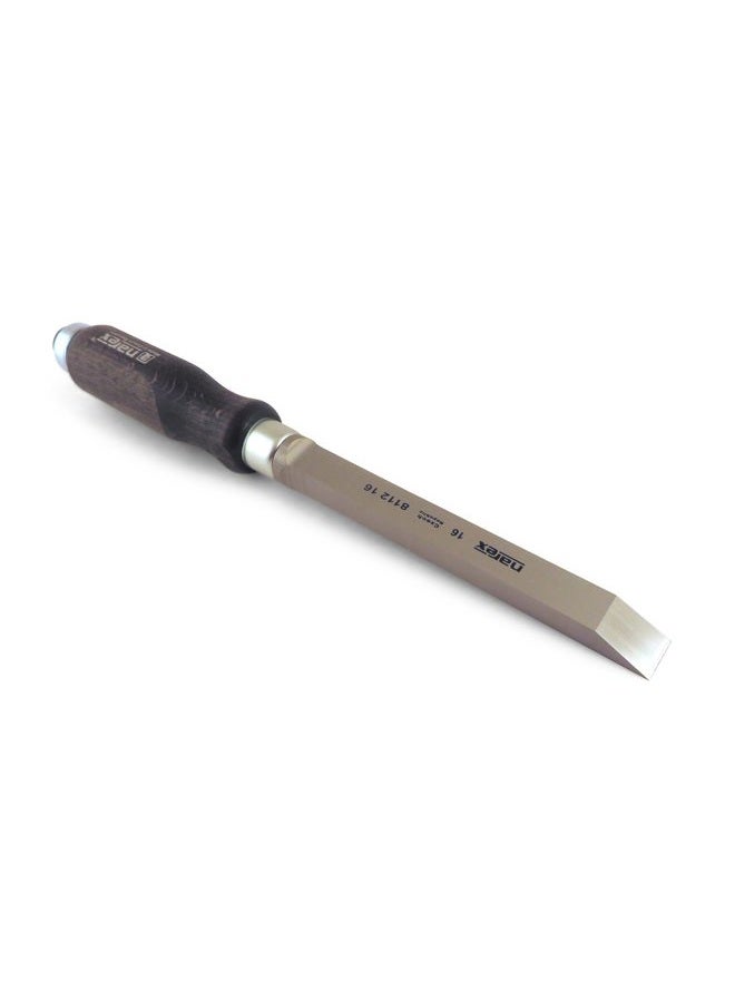 Czech Steel Individual Professional Woodworking Cabinetmakers Mortise Chisel with Stained European Beech Wood Handle Sizes 4, 5, 6, 8, 10, 12, 14, 16 mm 811205-811216 (16 mm-5/8")