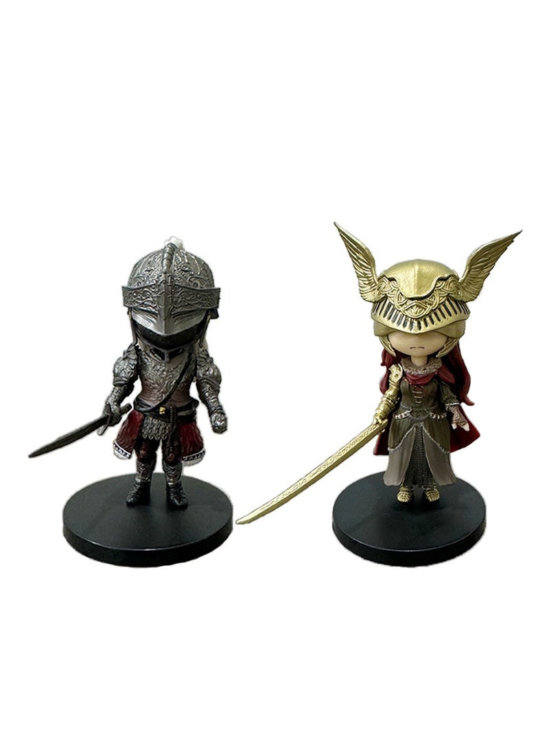 general Elden Ring Valkyrie Doll Model Ornaments, Q Version Maleia PVC Model Toy Decoration Collection Gifts - Image 3