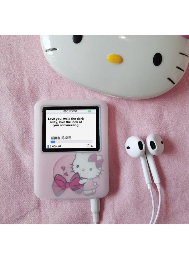 Generic - Mp3 Music Player OTG Cute Mini Walkman With Screen MP4 Student Running E-Book-Body Color:Kt Cat Internet Celebrity Model 01 [can Insert Card + Can Be Played Externally]-Memory Capacity:0gb [no Memory] Bare Metal Without Accessories - Image 1