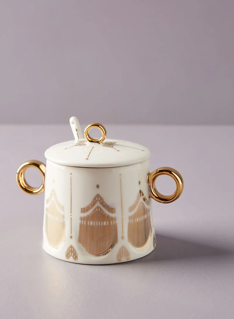 Anthropologie Home Mariah Sugar Pot