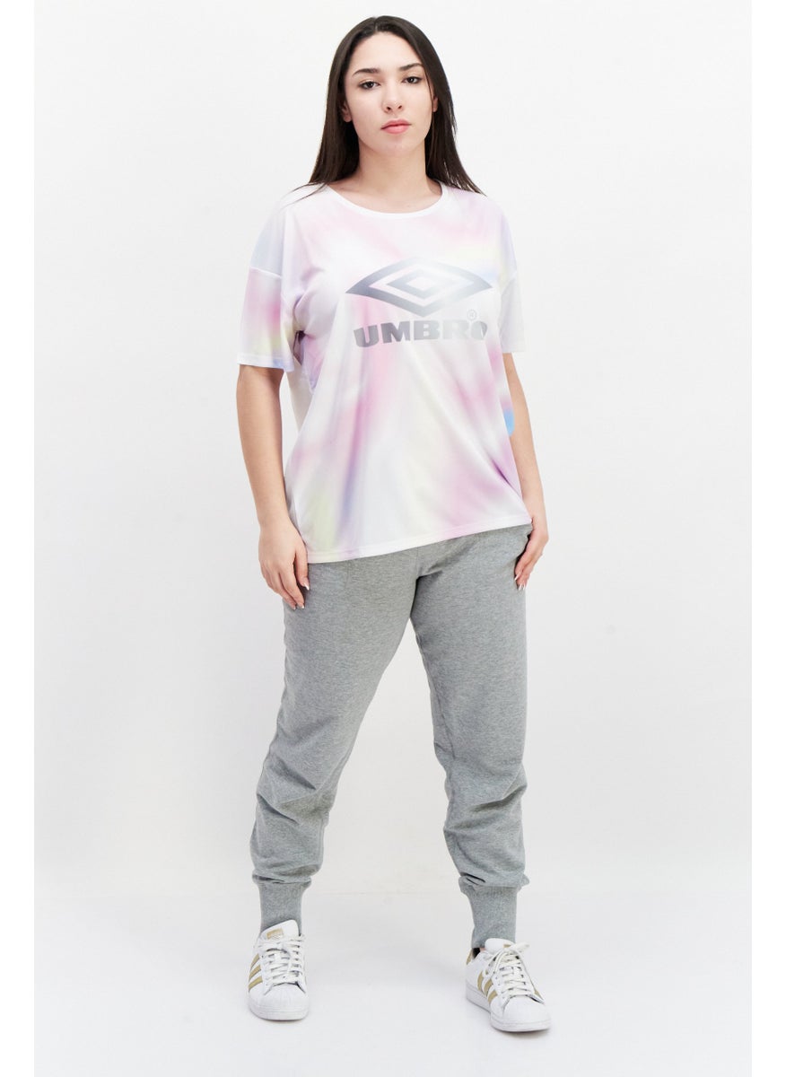 umbro Women Sportswear Fit Long Sleeve Training T shirt, Pink  - Image 4