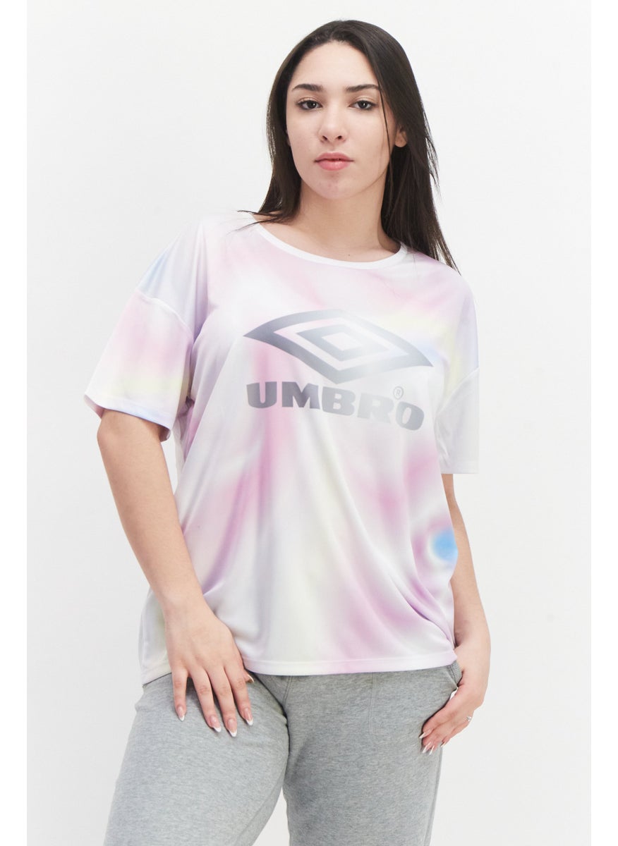 umbro Women Sportswear Fit Long Sleeve Training T shirt, Pink  - Image 1
