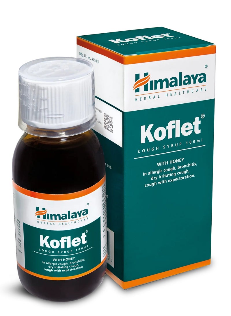 Himalaya Koflet Cough Syrup 100 mL - Image 1