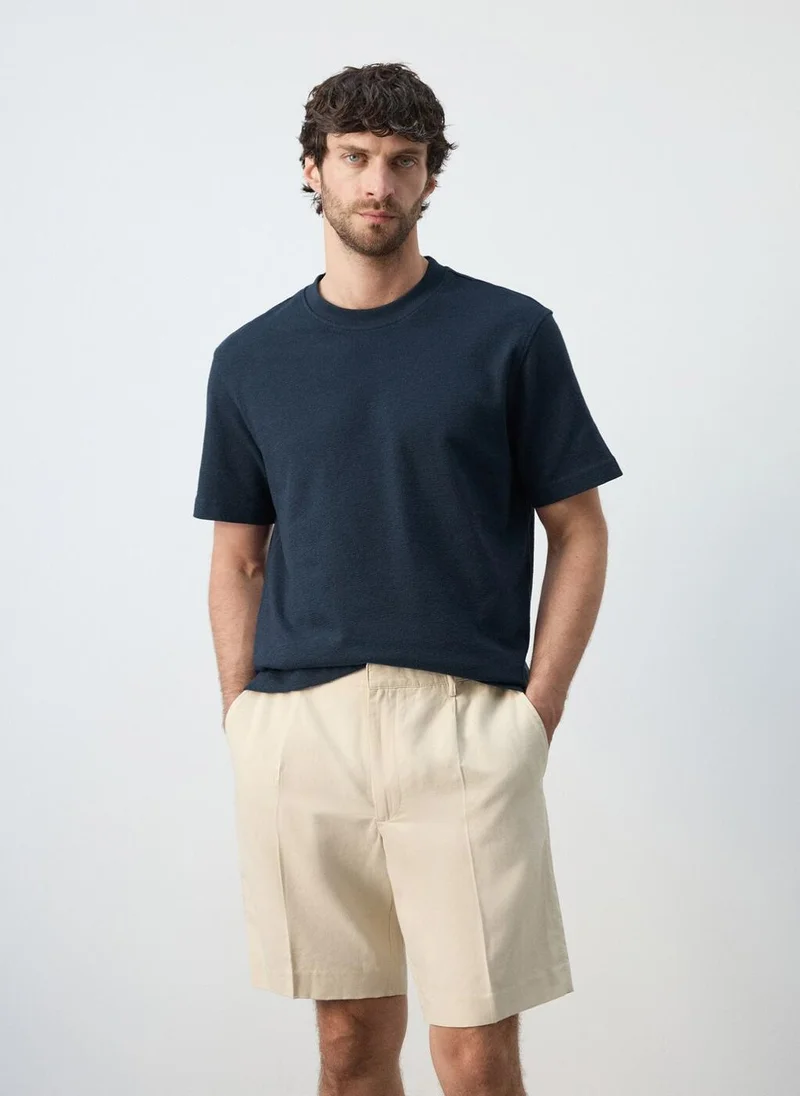 Mango Man 100% cotton T-shirt regular fit