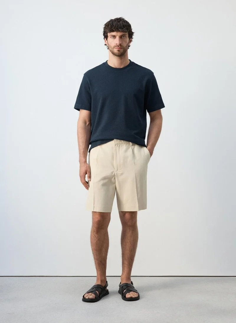 Mango Man  100% cotton T-shirt regular fit for Men | Best Price UAE