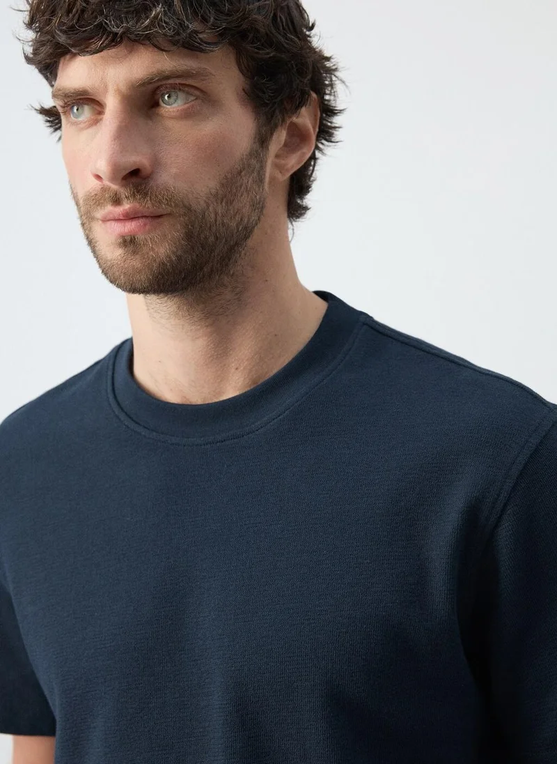 Mango Man  100% cotton T-shirt regular fit for Men | Best Price UAE