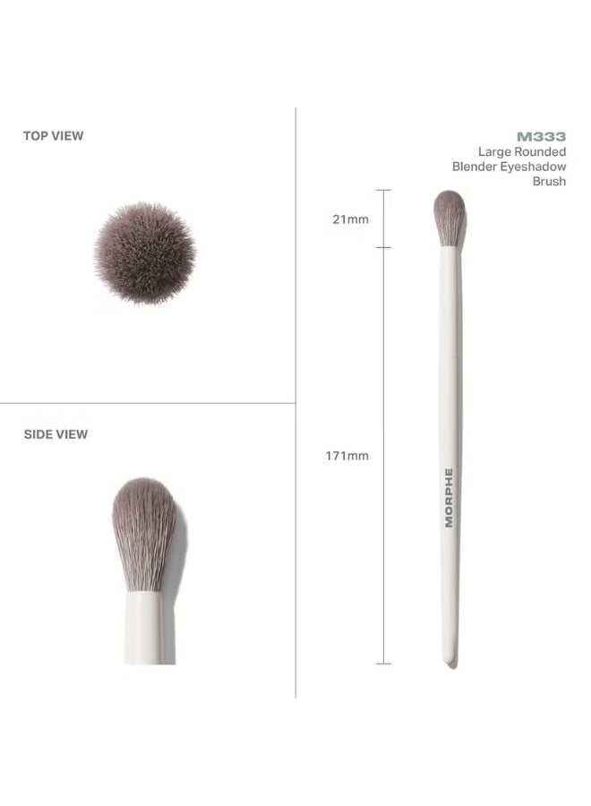 Morphe M333 Large Rounded Blender Eyeshadow Brush - Image 4