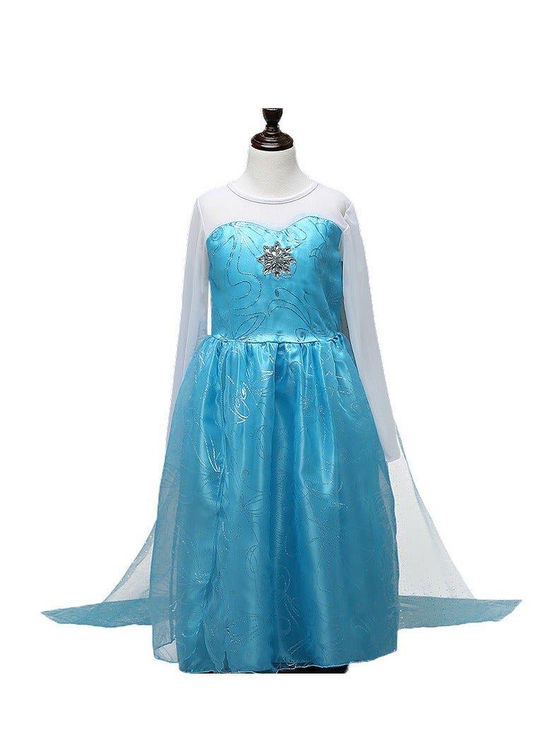 Elsa Frozen Cosplay Costume - Image 1