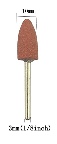 LUO KE 18Pcs Bullet Shape Abrasive Mounted Stone Grinding Tool for Dremel Rotary Tools - Image 3