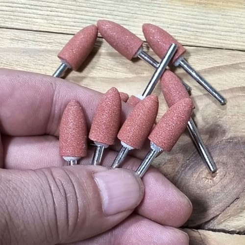 LUO KE 18Pcs Bullet Shape Abrasive Mounted Stone Grinding Tool for Dremel Rotary Tools - Image 4