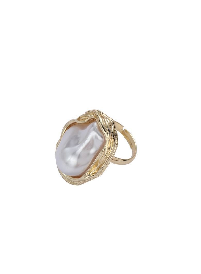 Double Layer Zircon Open Ring Ring Ring - Image 1