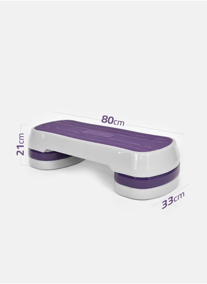 KANGAROO Step exercise staircase, purple, 3 adjustable levels  - Image 4