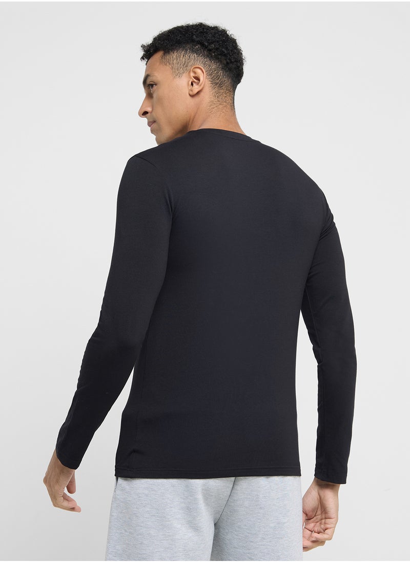 EMPORIO ARMANI Logo Crew Neck T-Shirt  - Image 2