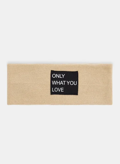 ONLY Madison Logo Knit Headband