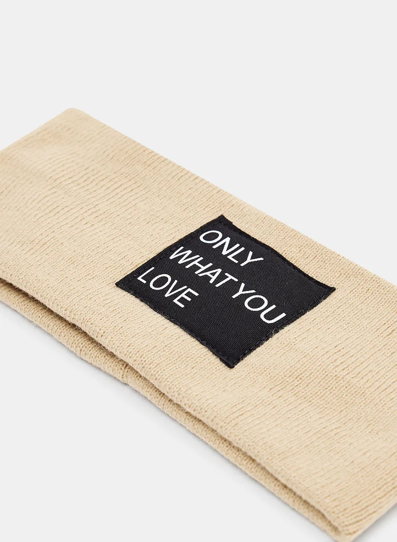 ONLY Madison Logo Knit Headband
