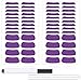 Leelosp 160 Pieces Sports Eye Stickers for Kids Football Softball Baseball Face Stickers Lacrosse Fans Eye Strips with 2 Pencils for Party Game Sport SuppliesPurple - Image 3
