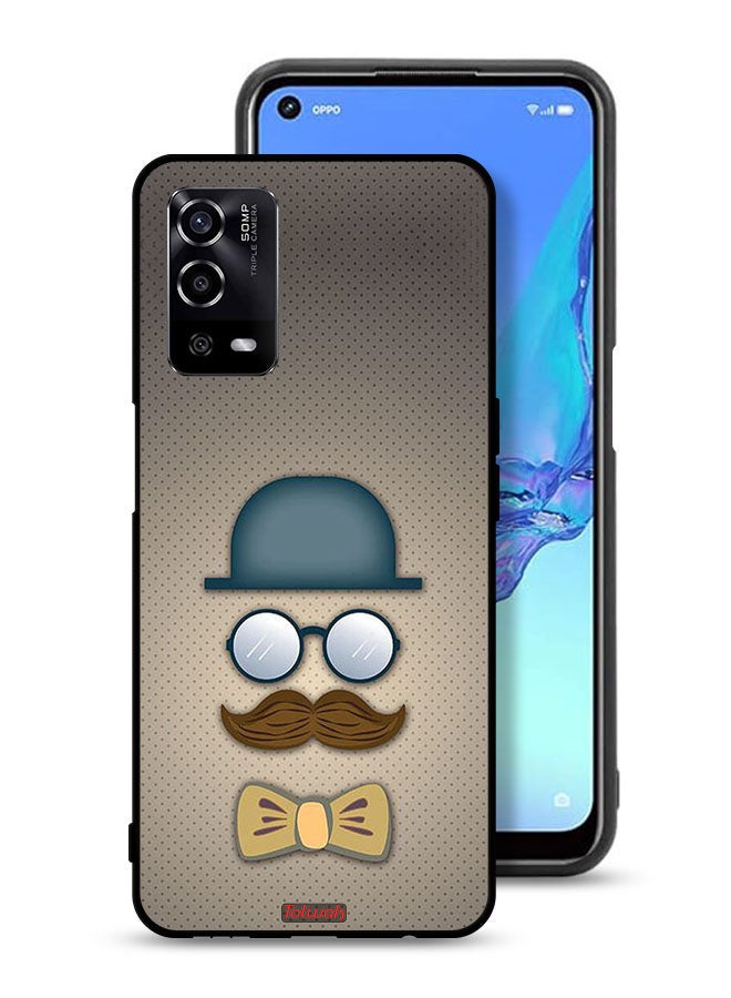 Tolwak Oppo A55 4G Protective Case Cover ManS Head Art - Image 1