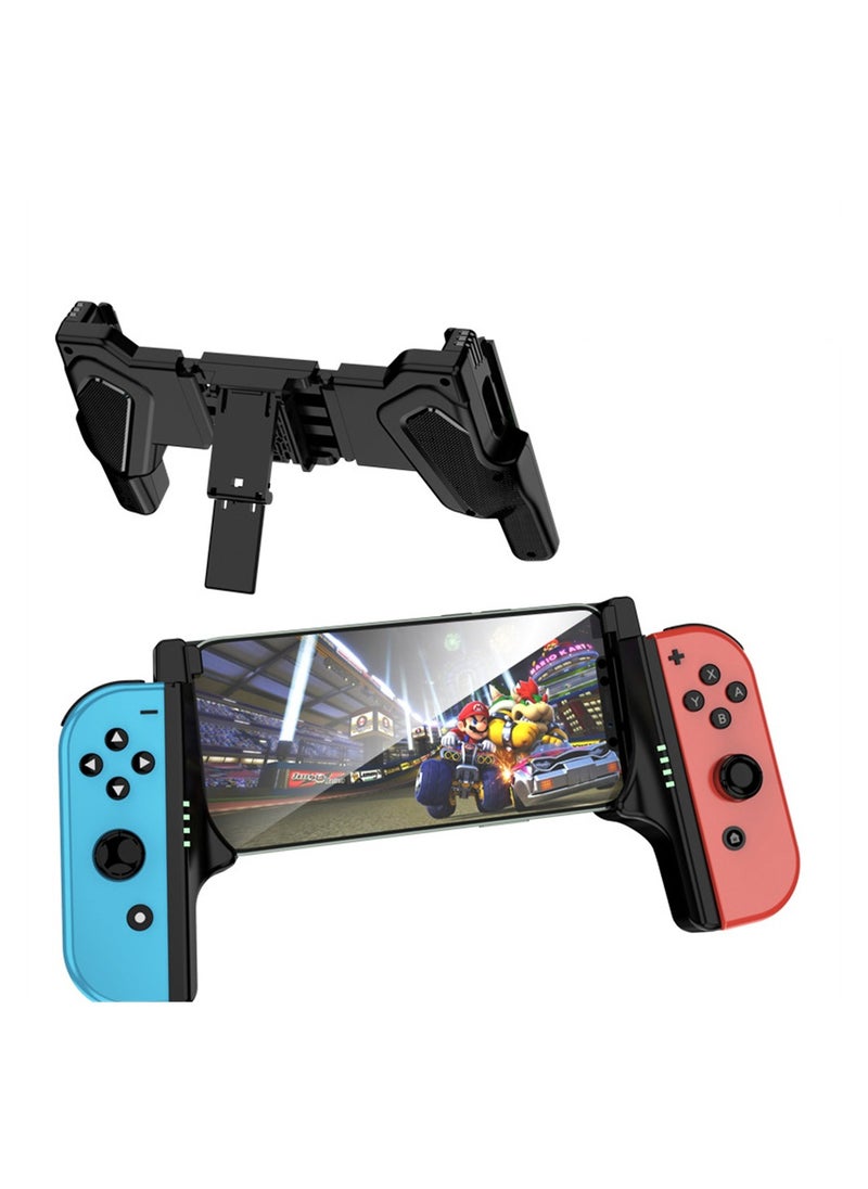 KASTWAVE Switch Controllers, One-Piece Joypad Controller for Nintendo Switch Joy-Con and for iPhone with iOS 16 Joy Con Attachments, Switch Handheld Grip with Adjustable Function  - Image 1