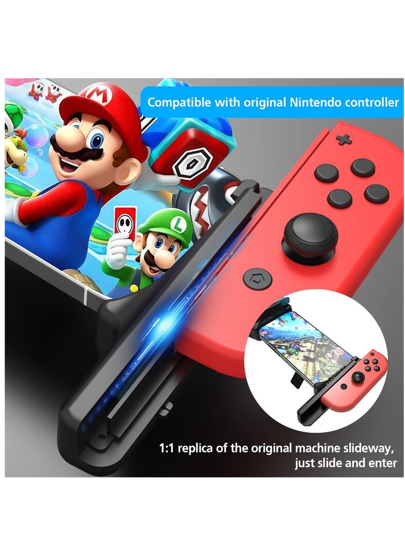 KASTWAVE - Switch Controllers, One-Piece Joypad Controller for Nintendo Switch Joy-Con and for iPhone with iOS 16 Joy Con Attachments, Switch Handheld Grip with Adjustable Function - Image 1
