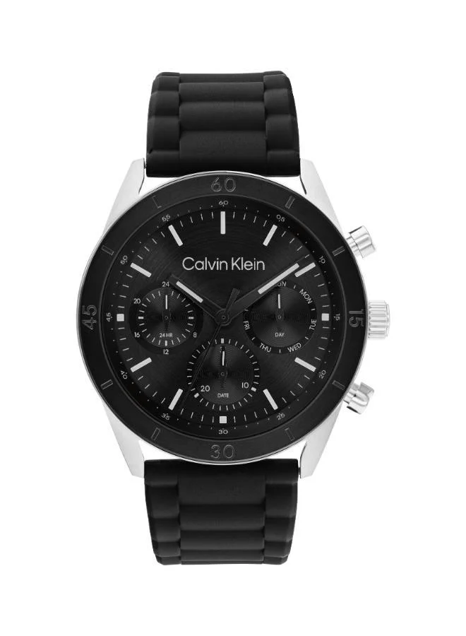 Stainless Steel Quartz Multifunction Watch