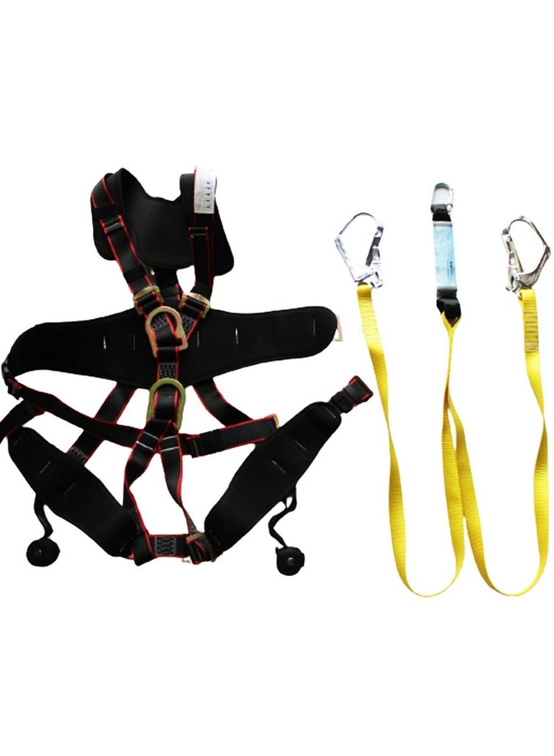 Kingroy Heavy duty full body safety harness, shock absorber 2 belts, 2 big safety hooks. - Image 1