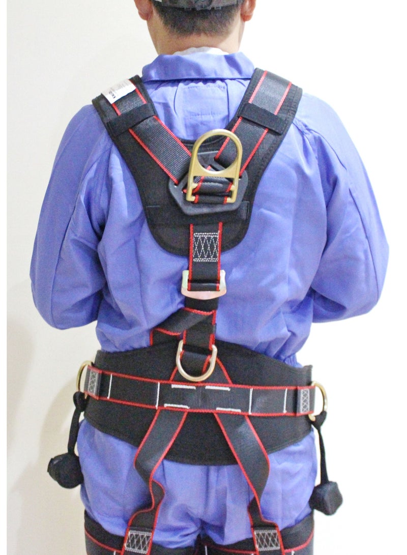 Kingroy Heavy duty full body safety harness, shock absorber 2 belts, 2 big safety hooks. - Image 4